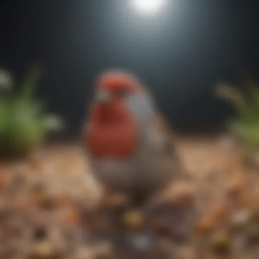 A vibrant assortment of seeds suitable for finches