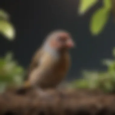 A detailed chart outlining essential nutrients for finches