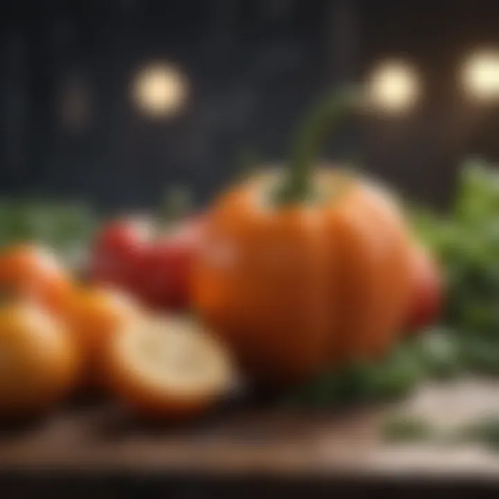 A selection of pet-safe vegetables as alternatives