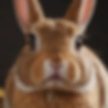 The Expressive Nature of Mini Rabbits A close-up of a mini rabbit's expressive eyes