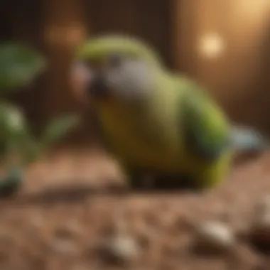 Essential Seeds and Grains for Monk Parrots A variety of seeds and grains ideal for monk parrots
