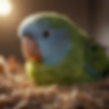 Health Considerations for Parakeet Nesting Healthy nesting environment for parakeets with clean materials