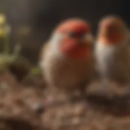 A vibrant assortment of seeds and grains for finches