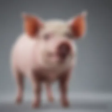 Variety of Miniature Pig Breeds Different breeds of miniature pigs displayed, showcasing the variety available for potential owners.