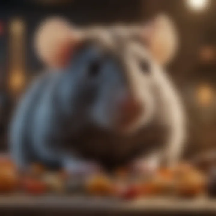 Variety of pet rat food options