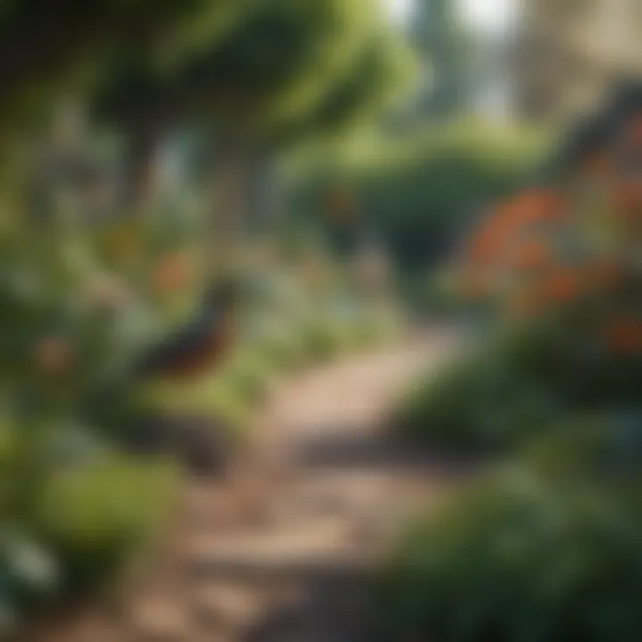 A safe, bird-friendly garden with non-toxic plants
