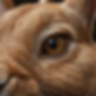 Alert Rabbit Ears Close-up of a rabbit's ears indicating alertness