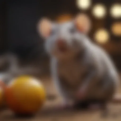 A variety of colorful, safe toys designed for pet rats.
