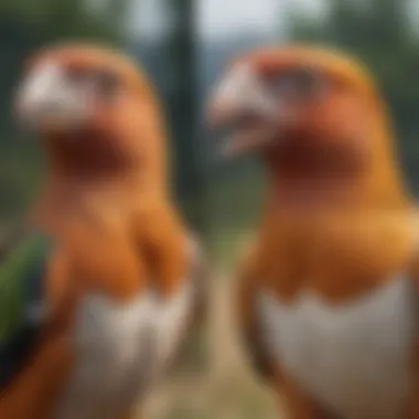 A side-by-side comparison of different types of bird e-collars available in the market.