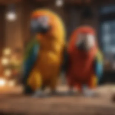 Infographic on Costs Associated with Macaw Care Detailed infographic on macaw care expenses