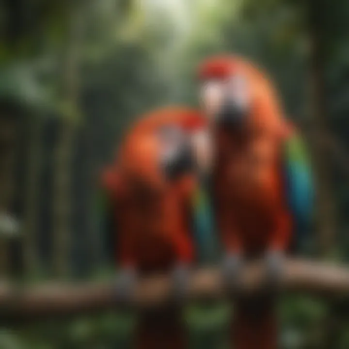 An ethical breeding farm for macaws emphasizing responsible practices