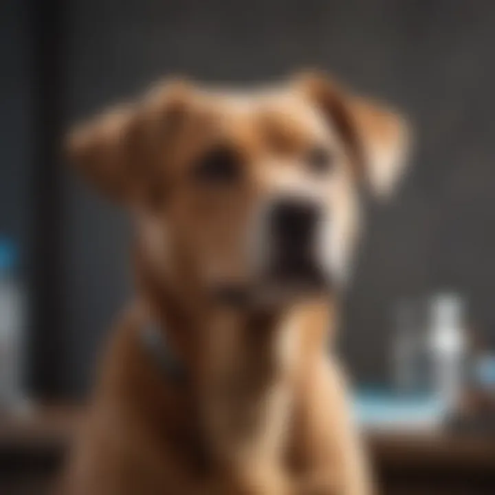 Dr. Harris educating pet owners