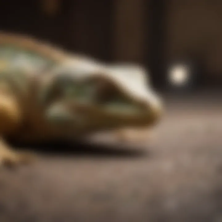 A close-up of a heating pad designed for reptiles.
