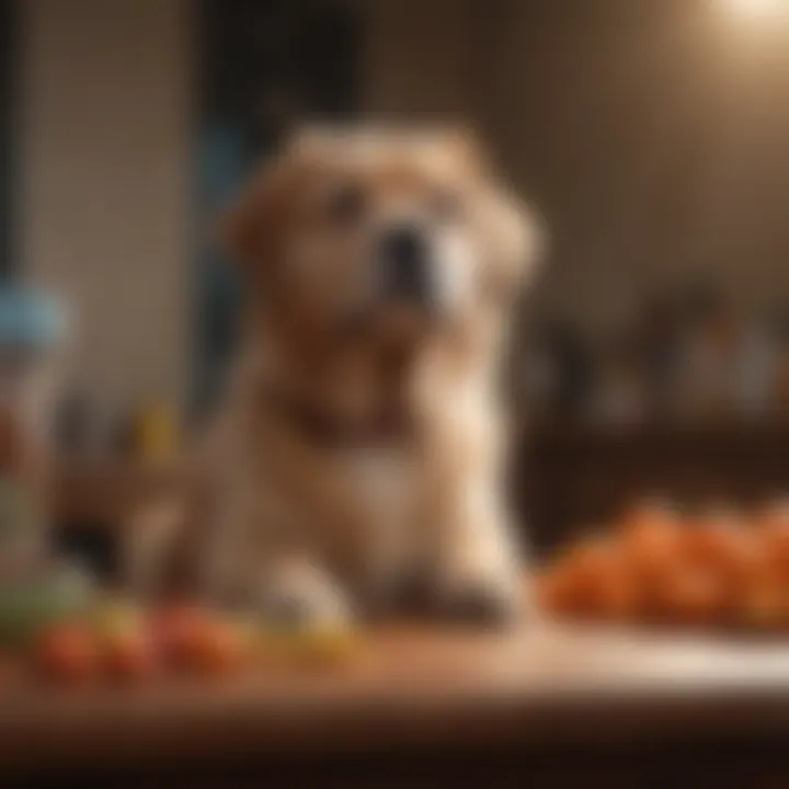A visually engaging infographic on pet nutrition