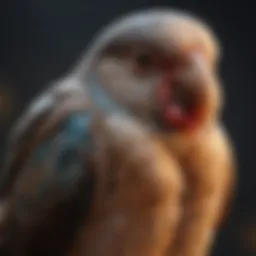 Detailed illustration of avian anatomical structure