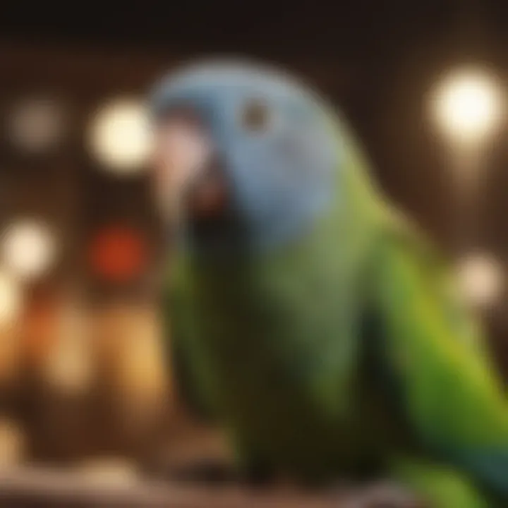 Online platform displaying parakeets for purchase