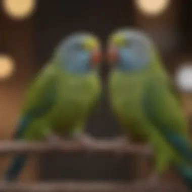 Exploring Options with a Private Breeder A private breeder showcasing parakeets